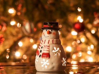 Bulmaca «Lantern-snowman»