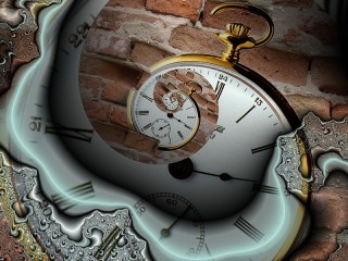 Пазл «Фрактал часы»