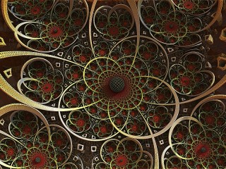 Jigsaw Puzzle «A fractal with a ball»