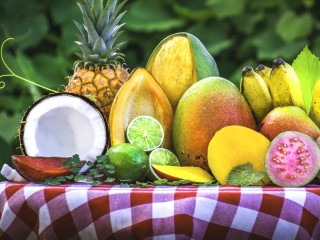 Jigsaw Puzzle «fruits of the tropics»