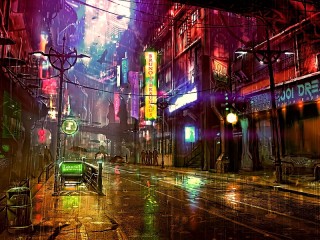 Jigsaw Puzzle «Futuristic city»