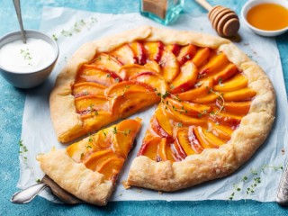 Jigsaw Puzzle «biscuit with peaches»