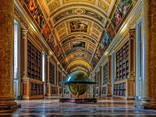 Jigsaw Puzzle «The globe in the library»