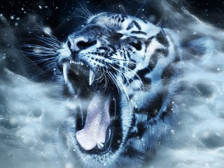 Пазл «Blue tiger»