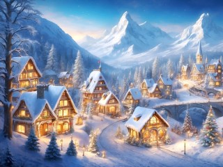 Rätsel «mountain village»