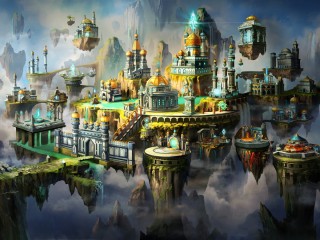 Jigsaw Puzzle «Magic Academy City»