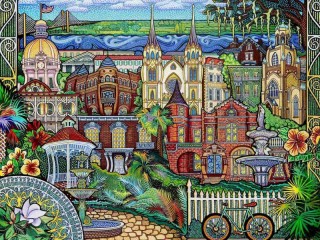 Jigsaw Puzzle «City of Savannah»