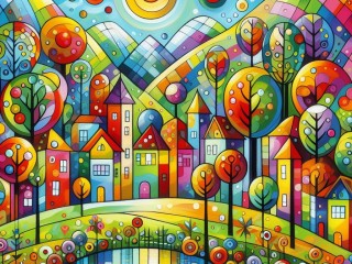 Jigsaw Puzzle «Town»