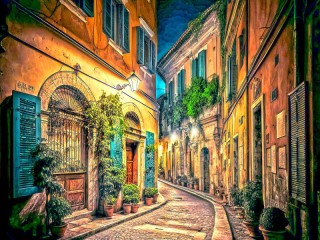 Jigsaw Puzzle «Town in Provence»