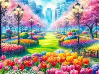 Puzzle «City Park»