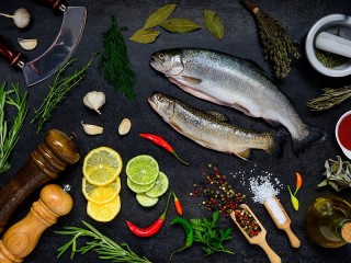Puzzle «Cooking fish»