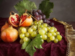 Пазл «Гранат и виноград»