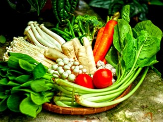 Пазл «Грибы и овощи»