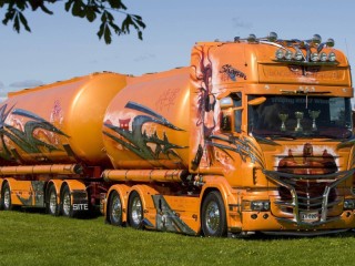 Rätsel «Truck with a tunker»