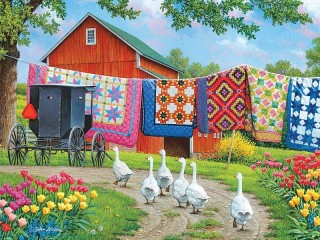 Jigsaw Puzzle «Geese»