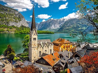 Quebra-cabeça «Hallstatt Austria»