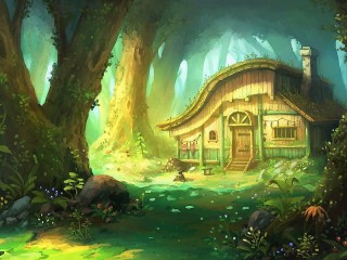 Jigsaw Puzzle «Cabin in the woods»