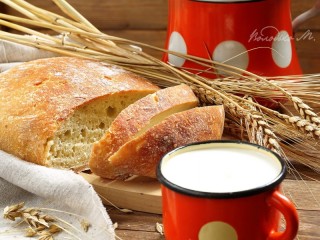 Пазл «Bread with milk»