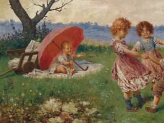 Jigsaw Puzzle «Playing children»