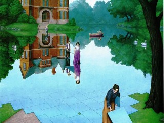 Jigsaw Puzzle «Illusion lake»