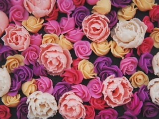 Jigsaw Puzzle «Artificial roses»