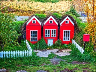 Quebra-cabeça «Icelandic house»
