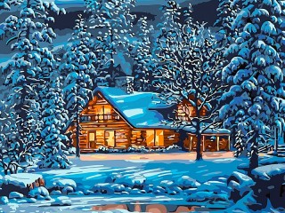 Jigsaw Puzzle «A hut on the edge of the»