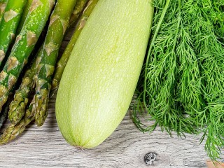 Слагалица «Zucchini and greens»