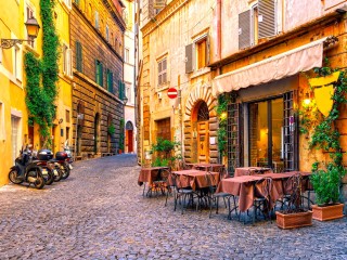 Пазл «Кафе в Риме»
