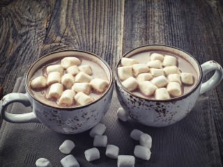 Quebra-cabeça «Cocoa and marshmallows»
