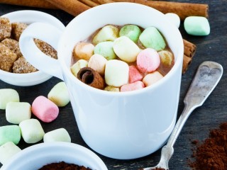 Jigsaw Puzzle «Cocoa with marshmallows»