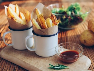Пазл «French fries with sauce»