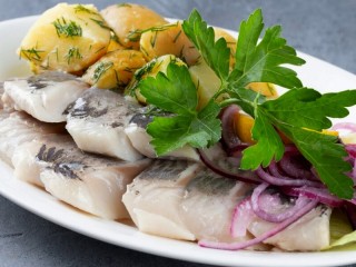 Слагалица «Potato with herring»