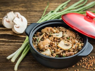 Zagadka «Porridge with mushrooms»