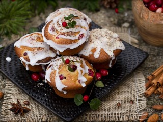 Jigsaw Puzzle «The cupcakes in the glaze»