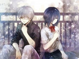 Quebra-cabeça «Ken and Touka»