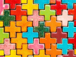 Jigsaw Puzzle «Ceramic Tetris»