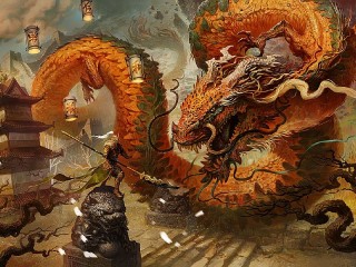 Puzzle «Chinese dragon»