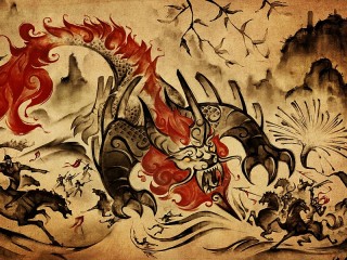 Jigsaw Puzzle «Chinese dragon»