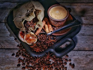 Jigsaw Puzzle «Coffee and spices»
