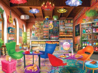 Jigsaw Puzzle «coffee house»