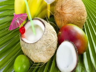 Quebra-cabeça «Coconut cocktail»