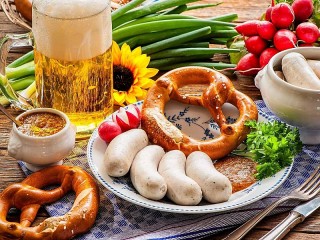 Пазл «Sausages to beer»