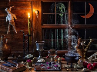 Jigsaw Puzzle «Room witch»