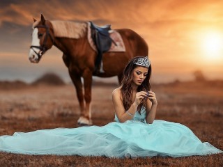 Слагалица «Horse and girl»