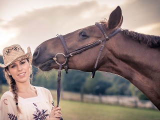 Пазл «Horse and girl»