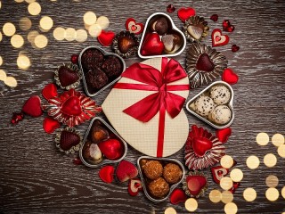 Jigsaw Puzzle «Candy valentines»