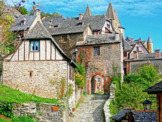 Jigsaw Puzzle «Conques France»