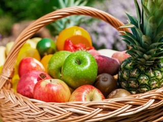 Пазл «Корзина с фруктами»