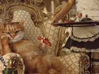 Пазл «Кот-аристократ»